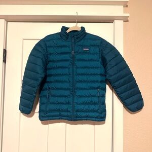 Patagonia Puffer Jacket Kids L Deep Sea Blue Unisex